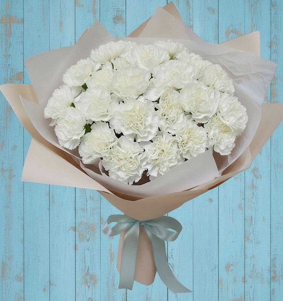 Букет цветов из: Гвоздики в Мартюше