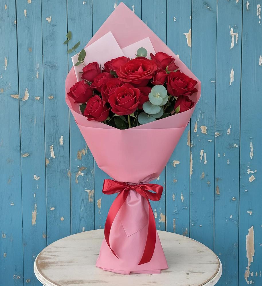 Букет цветов из: Розы в Мартюше