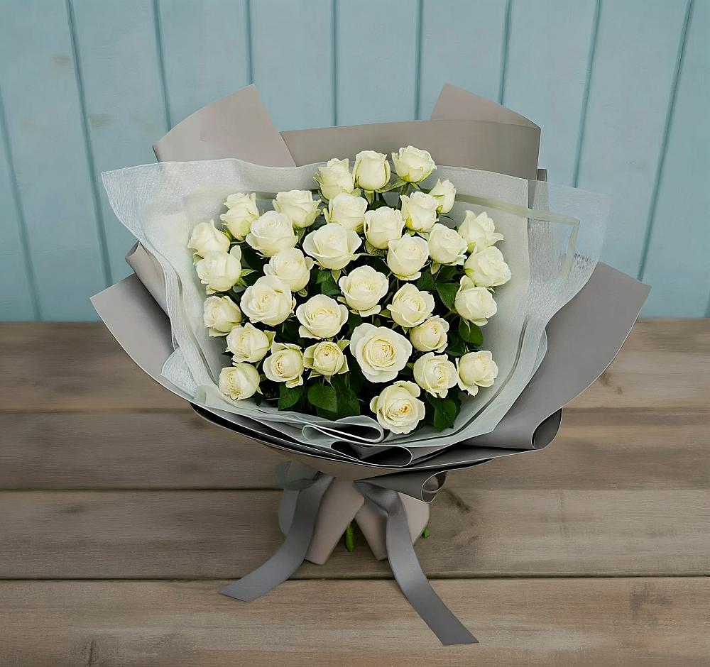 Букет Белоснежная нежность в Мартюше