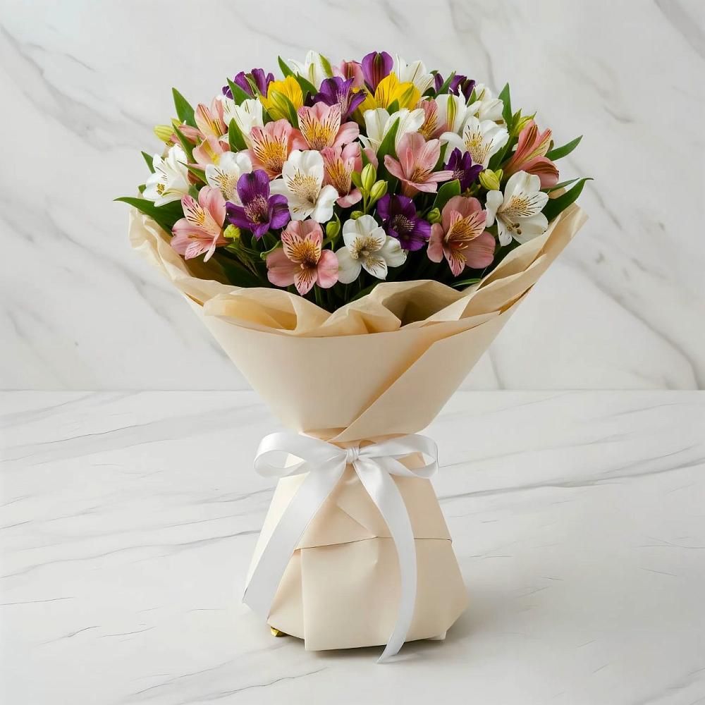 Букет цветов из: Альстромерии в Мартюше