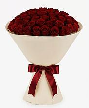 Букет 101 Бордовая роза Блэк Бакарра в Мартюше