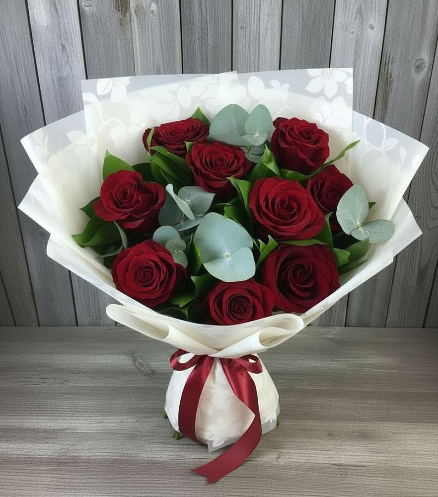 Букет цветов из: Розы в Мартюше