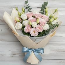 Букет цветов из:  Лизиантусы в Мартюше