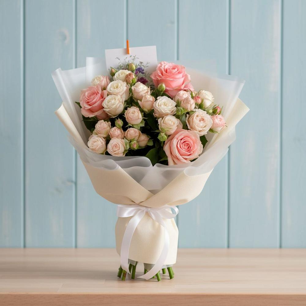 Букет цветов из: Розы в Мартюше