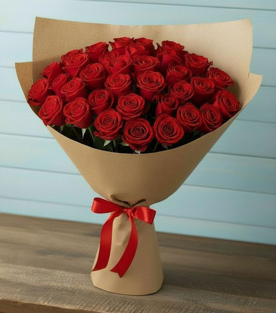 Букет Красные розы Милано в Мартюше