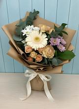 Букет цветов из:  Герберы и Хризантемы в Мартюше