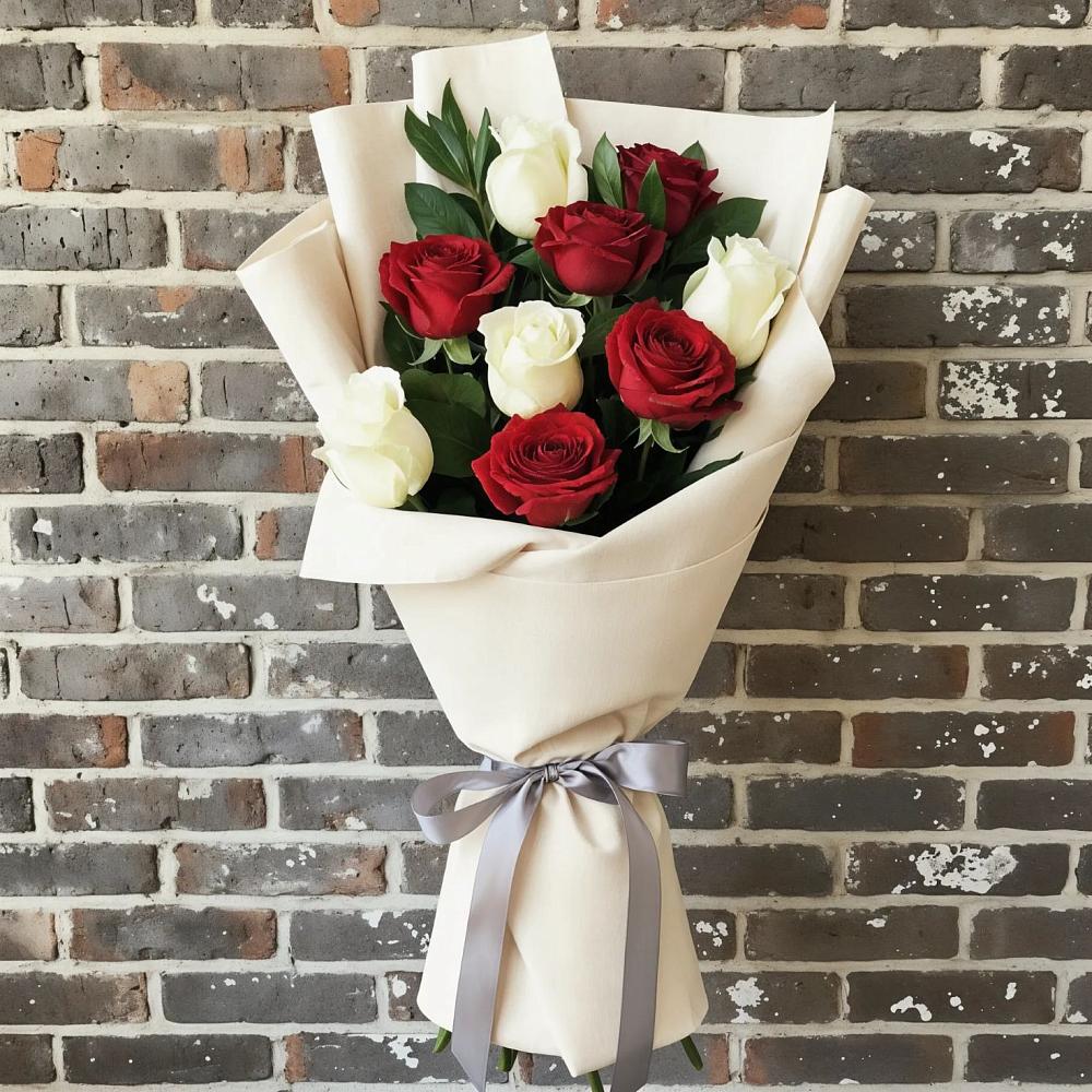 Букет цветов из: Розы в Мартюше