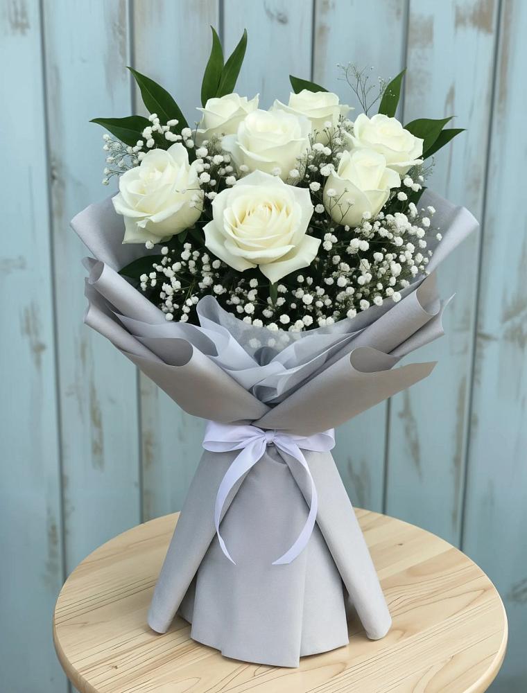 Букет цветов из: Розы в Мартюше