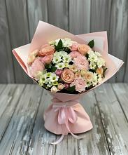 Букет цветов из:  Гвоздики, Розы и Хризантемы в Мартюше