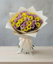 Букет цветов из:  Хризантемы #REPLACE_PRED# Мартюше
