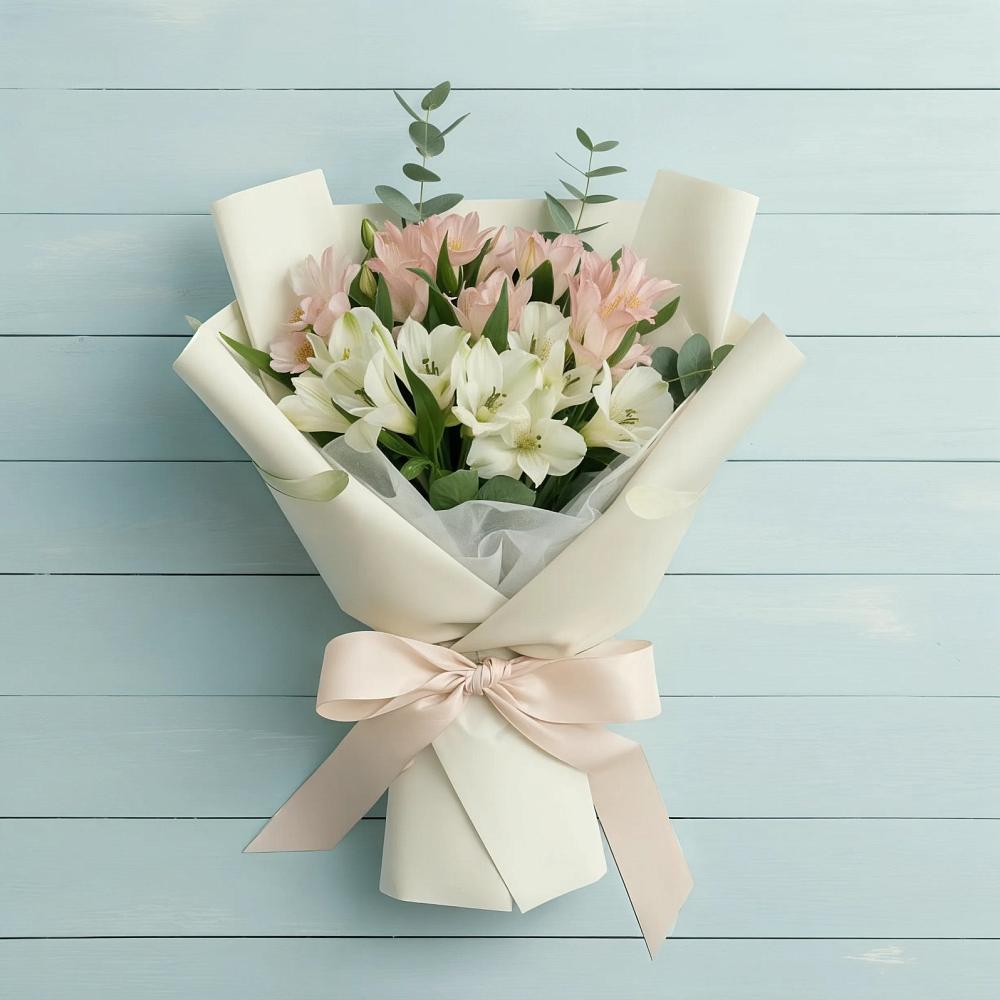 Букет цветов из: Альстромерии в Мартюше