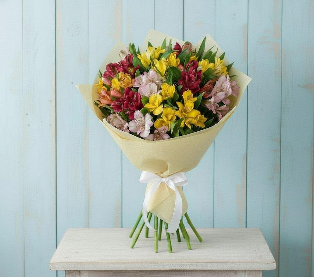 Букет цветов из: Альстромерии в Мартюше