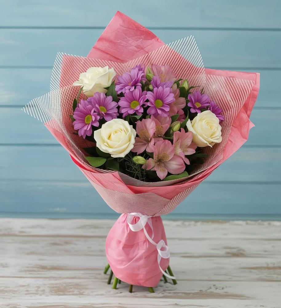 Букет цветов из: Герберы в Мартюше