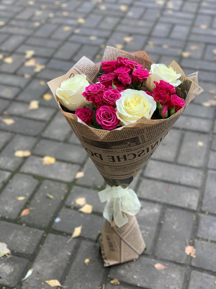 Букет цветов из: Розы в Мартюше