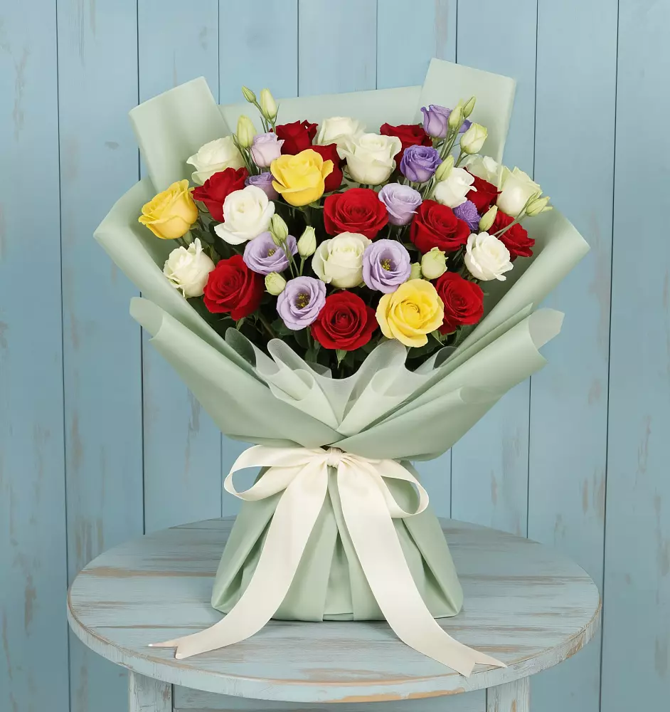 Букет цветов из: Розы в Мартюше