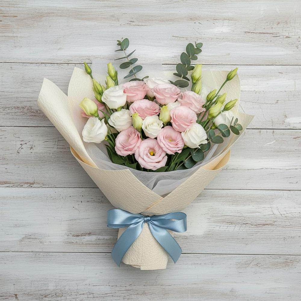 Букет цветов из: Лизиантусы в Мартюше